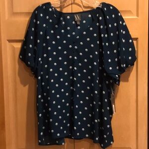 New Worthington Dark Teal Blouse